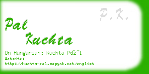 pal kuchta business card